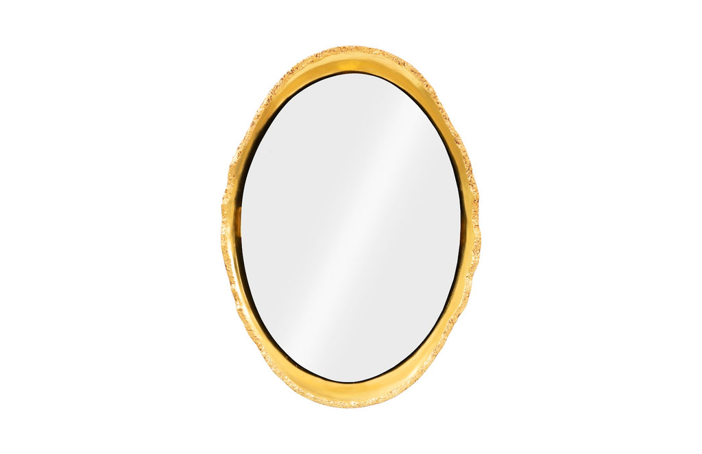 Broken Egg Mirror, White And Gold Leaf | Phillips Collection - PH67505