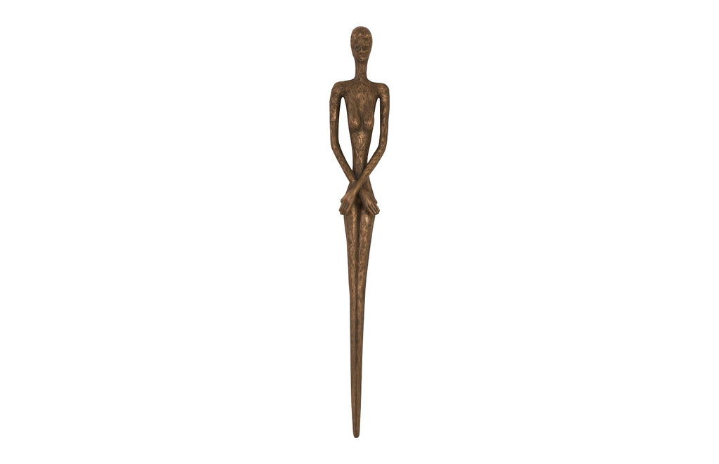 Lottie Wall Sculpture, Resin, Bronze Finish | Phillips Collection - PH95572