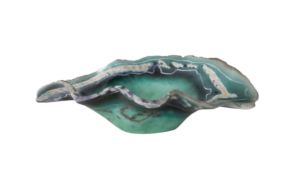 Cast Onyx Fluorite Bowl, Faux Finish, Small | Phillips Collection - PH106694