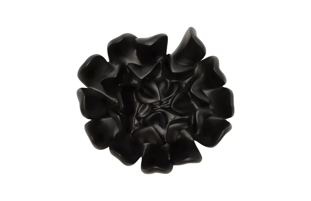 Topsy Turvy Succulent Wall Art, Smooth Matte Black | Phillips Collection - PH111561