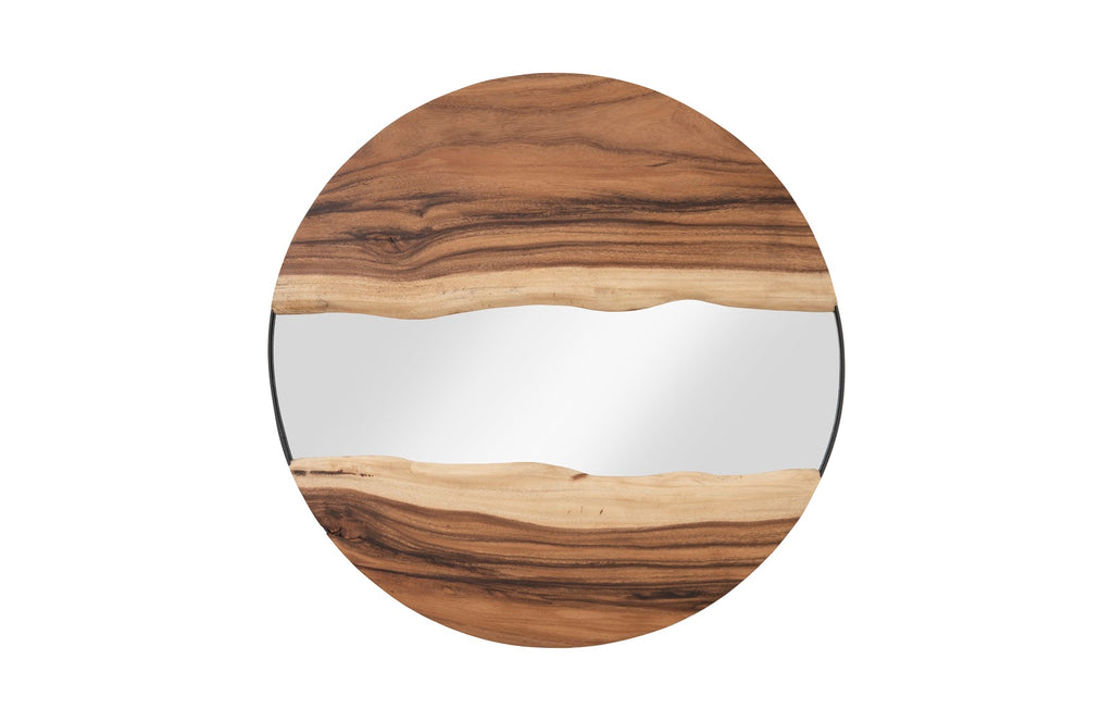 River Mirror, Natural, Round | Phillips Collection - TH103482