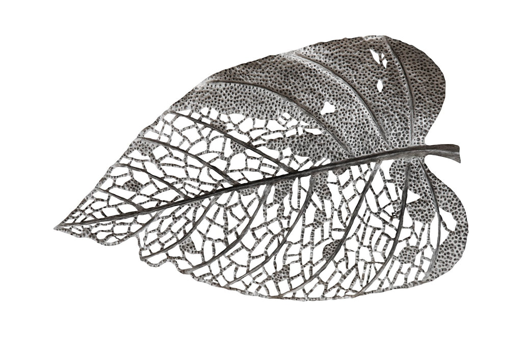 Birch Leaf Wall Art, Silver, Xl | Phillips Collection - TH108527