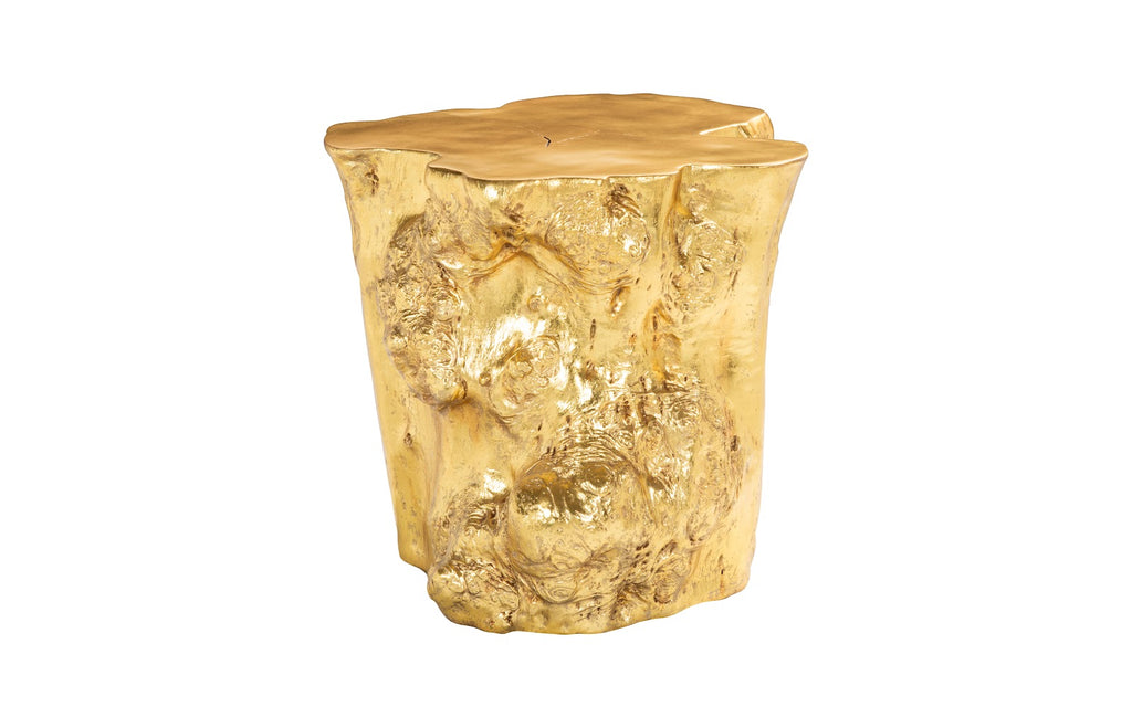 Log Side Table, Gold Leaf | Phillips Collection - PH56280