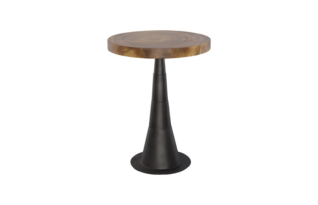 Chuleta Bar Table, Iron Base, Natural | Phillips Collection - TH110311