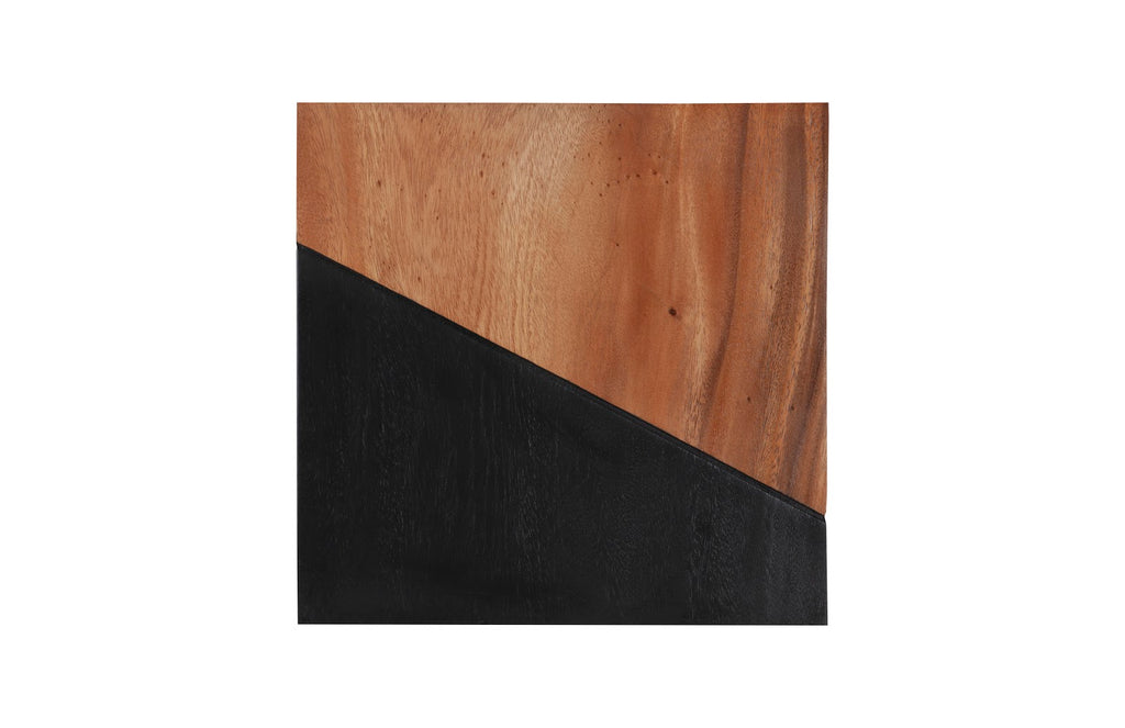 Geometry Wood Wall Tiles, Chamcha Wood, Natural, Black | Phillips Collection - TH99990