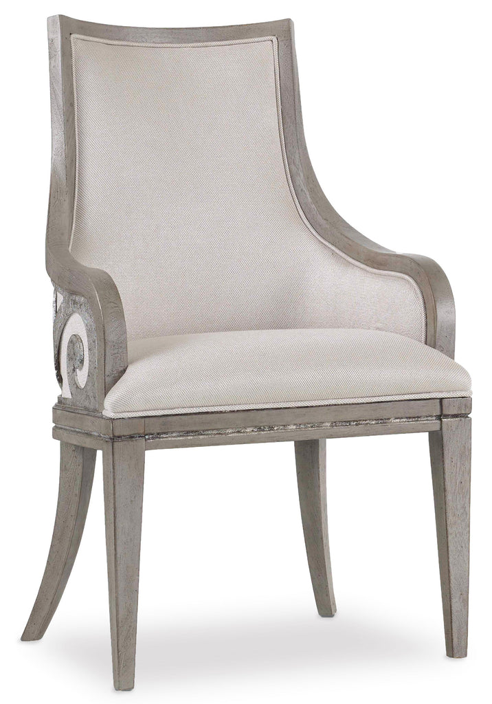 Sanctuary Upholstered Arm Chair - Hooker Furniture - 5603-75400-LTBR