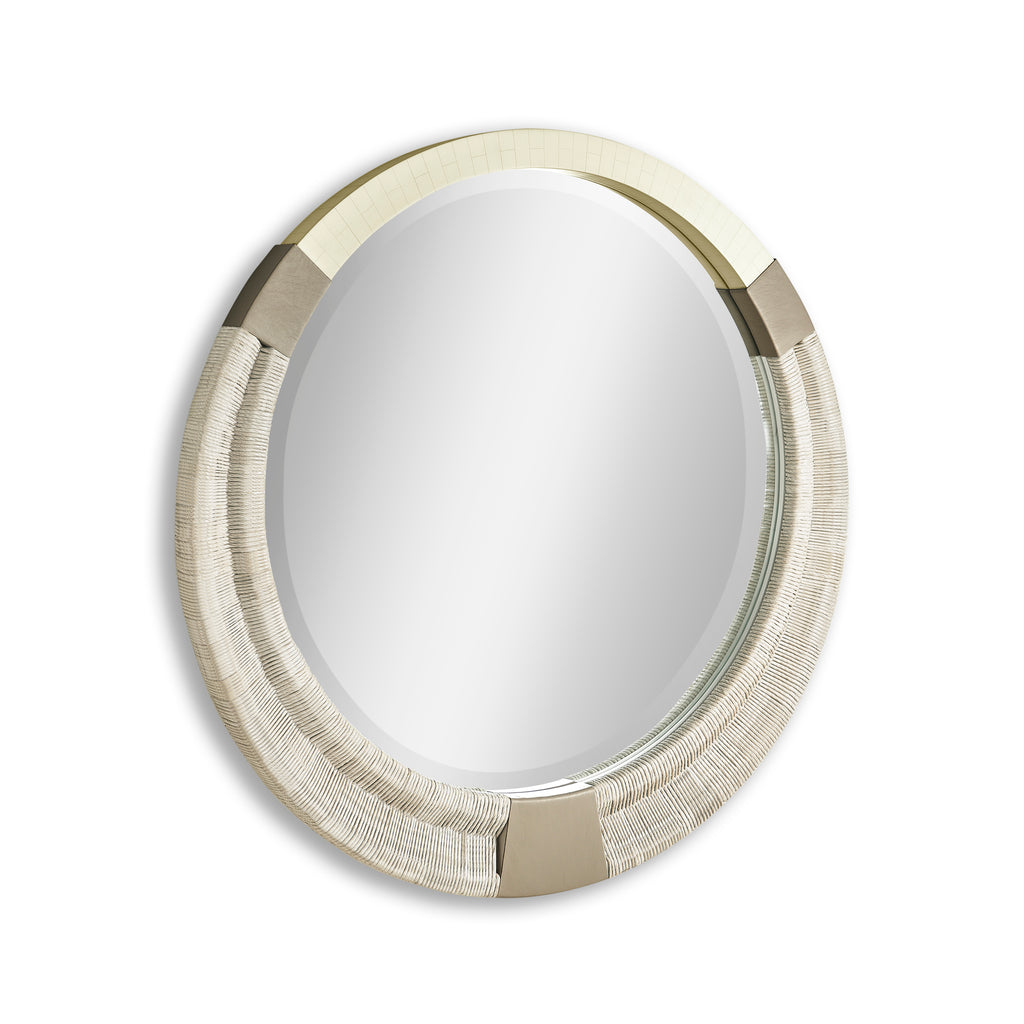 Water Gyre Round Multimedia Mirror | Jonathan Charles - 001-1-610-BON