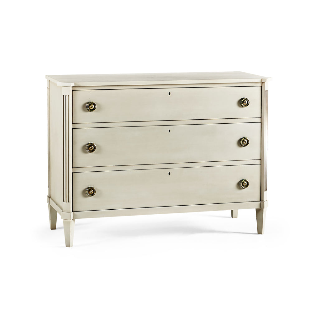 Timeless Aeon Swedish Drawer Chest In London Mist | Jonathan Charles - 003-3-269-LMS