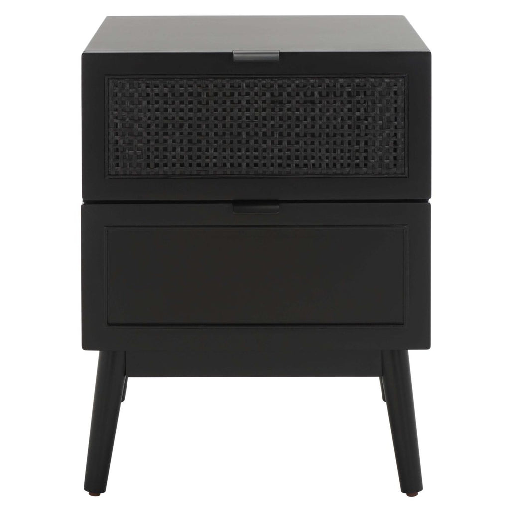 Safavieh Baisley 2 Drawer Rattan Nightstand , NST5003