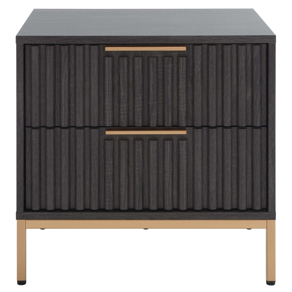 Safavieh Lylia 2 Drawer Nightstand, NST9605