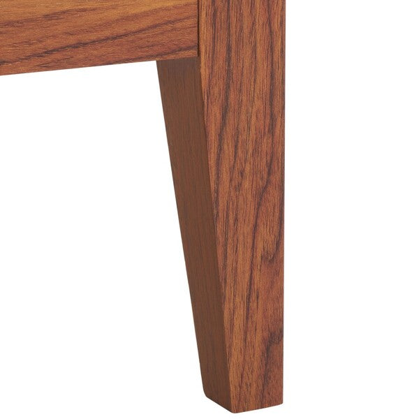 Sondra Nightstand | Safavieh - NST9609 - Walnut / Gold