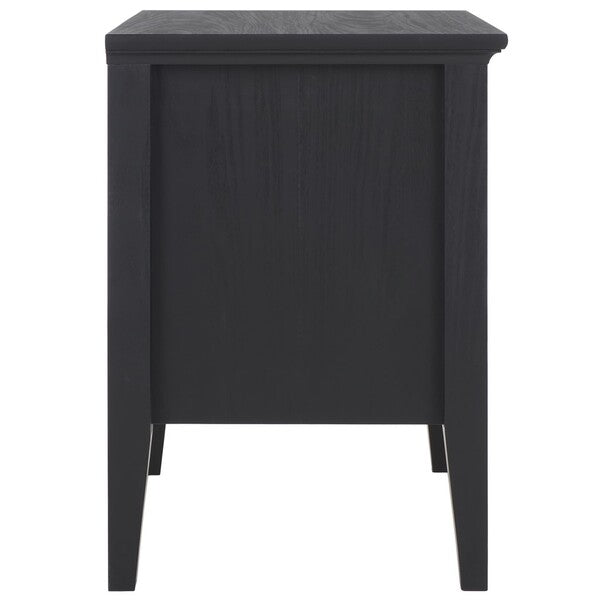 Sondra Nightstand | Safavieh - NST9609 - Black / Gold