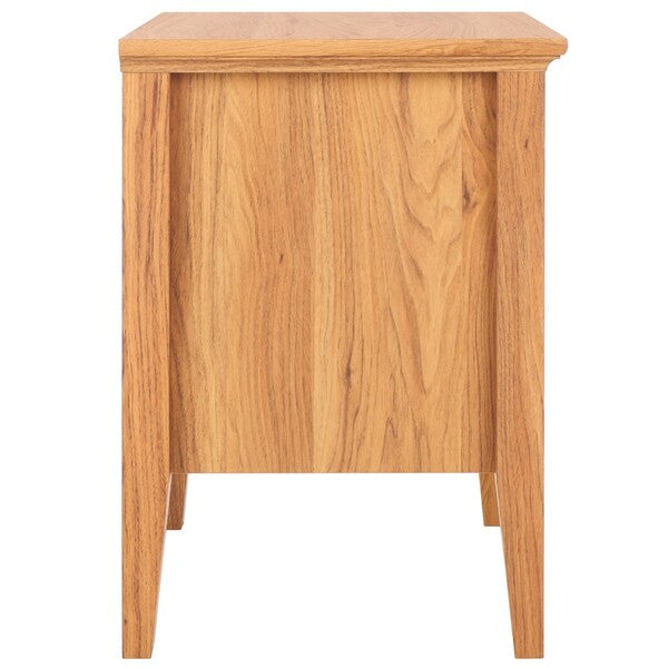 Sondra Nightstand | Safavieh - NST9609 - Oak / Gold