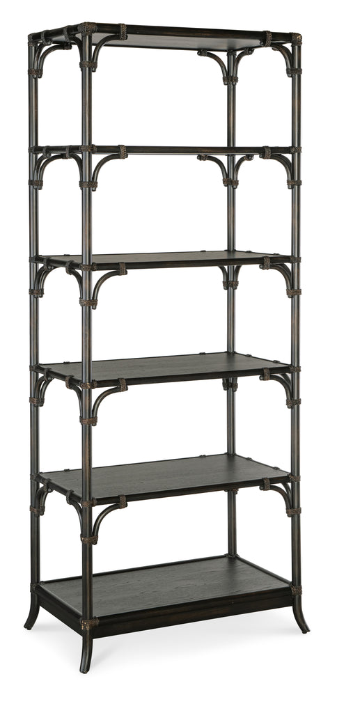 Retreat Pole Rattan Bookcase | Hooker - 6950-10445-99