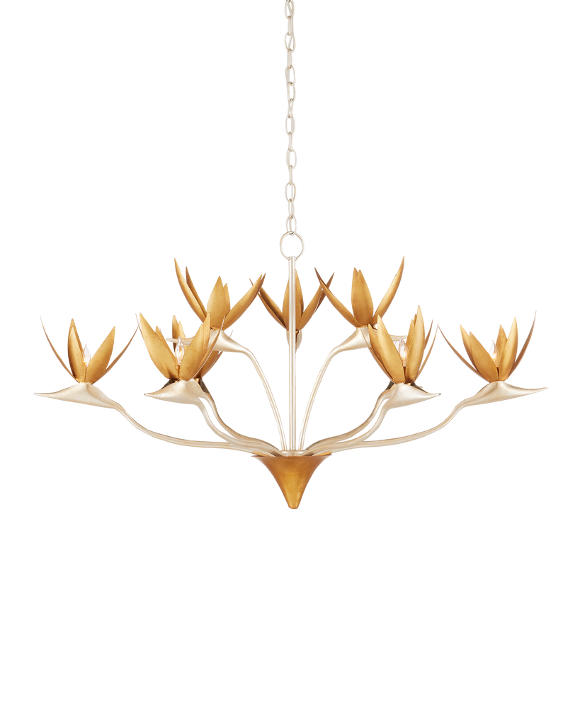 Currey & Co Paradiso Gold & Silver Chandelier | 9000-0973