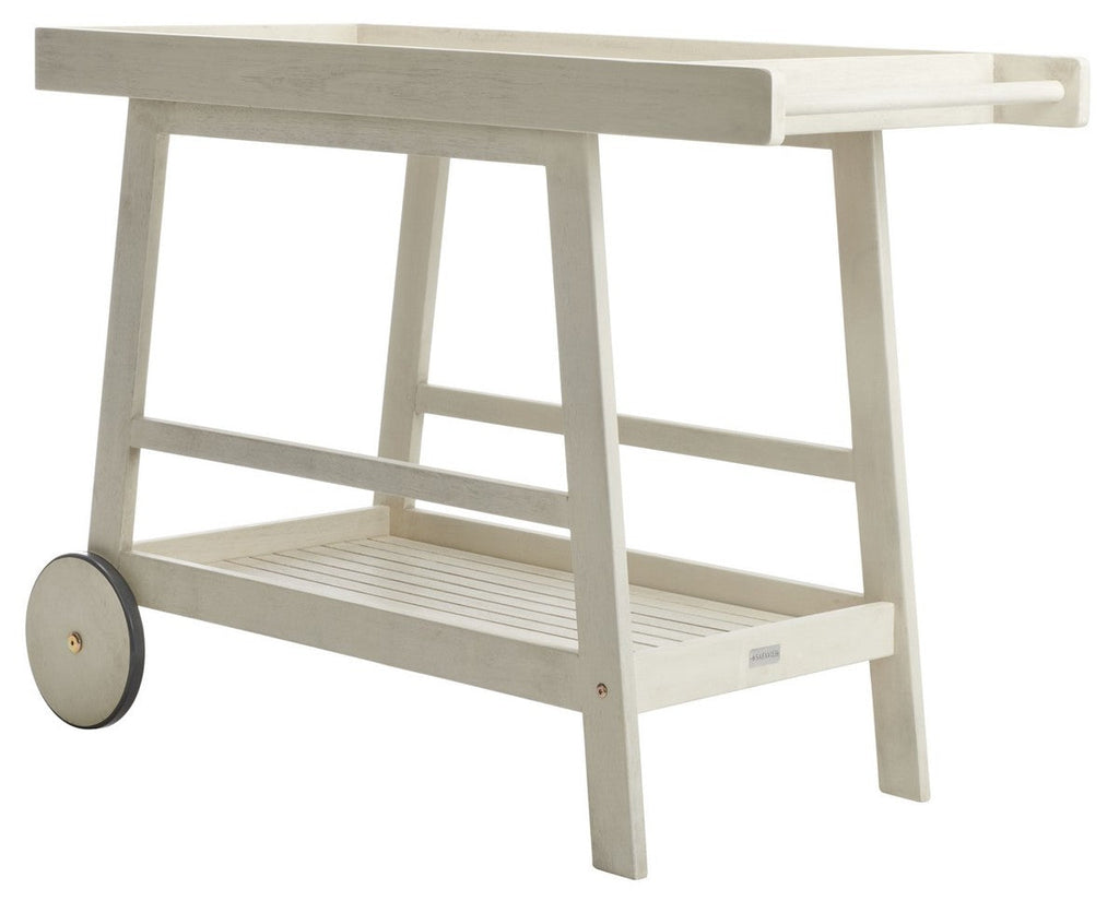 Safavieh Renzo Indoor/Outdoor Bar Cart - White