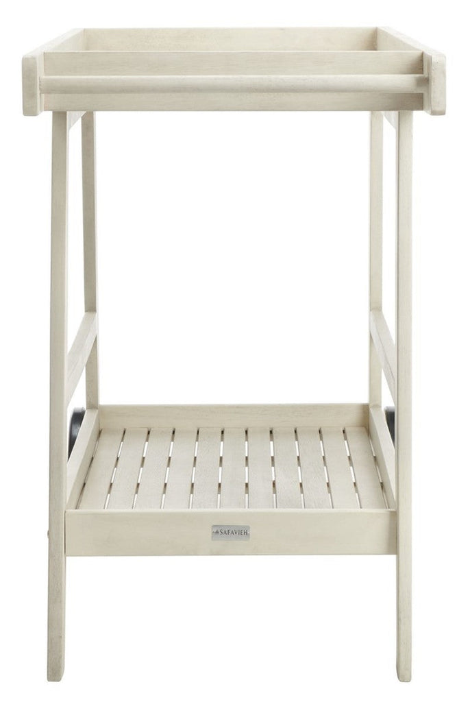 Safavieh Renzo Indoor/Outdoor Bar Cart - White