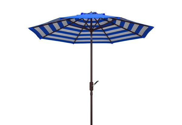 athens-inside-out-striped-9ft-crank-outdoor-auto-umbrella-safavieh-pat8007-Pacific Blue