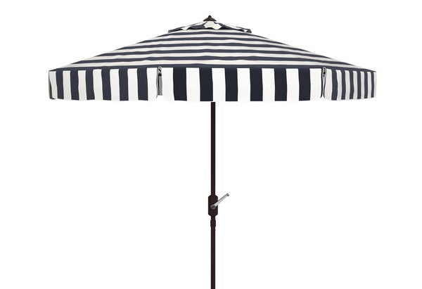 elsa-fashion-line-11ft-rnd-umbrella-safavieh-pat8103-Black/White