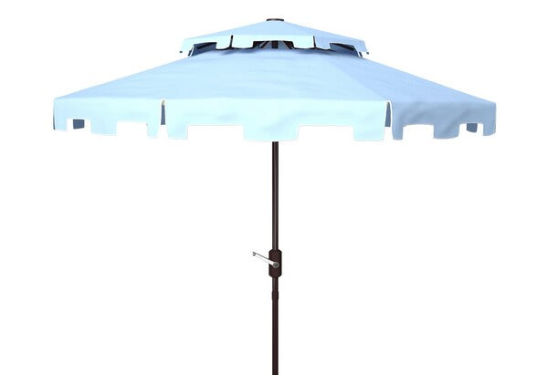 zimmerman-9ft-double-top-market-umbrella-safavieh-pat8200-2-Baby Blue / White