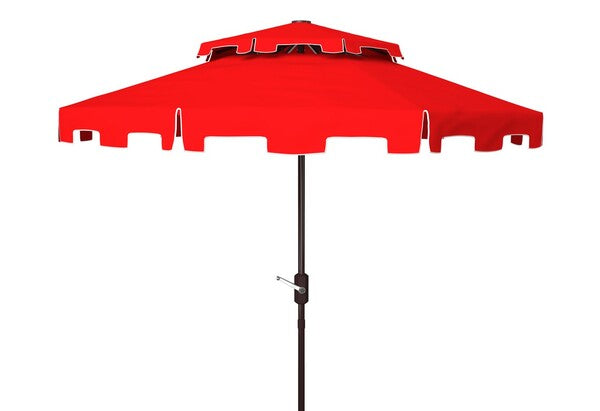 zimmerman-9ft-double-top-market-umbrella-safavieh-pat8200-6-Red/White Trim