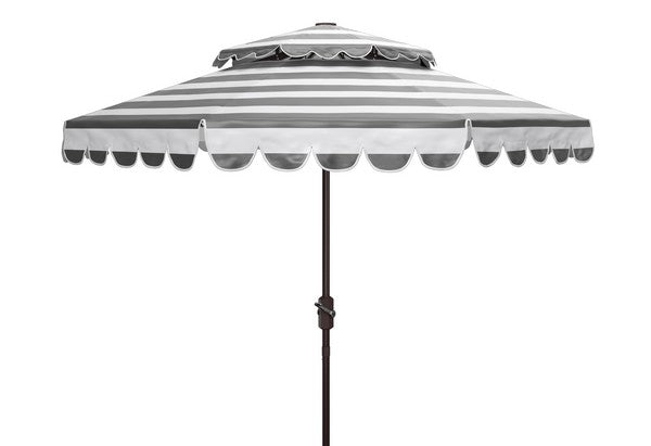 vienna-9ft-rnd-double-top-crank-umbrella-safavieh-pat8211-2-Black/White