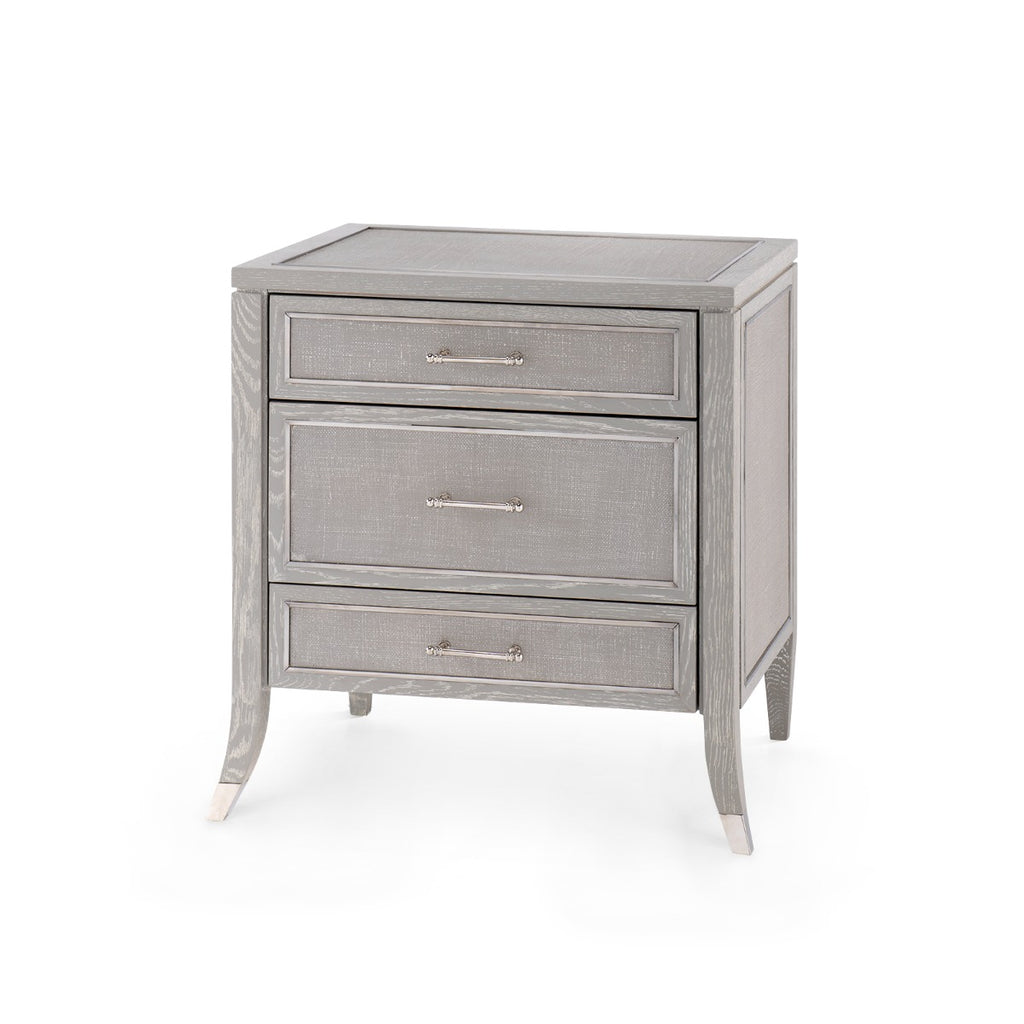 Paulina 3-Drawer Side Table | Villa & House  - PAU-130-97