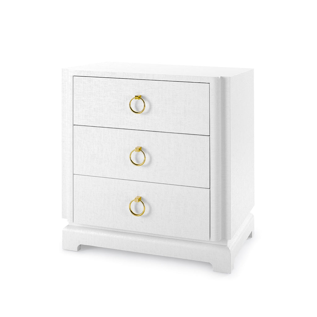 Pavel 3-Drawer Side Table | Villa & House  - PVL-130-59