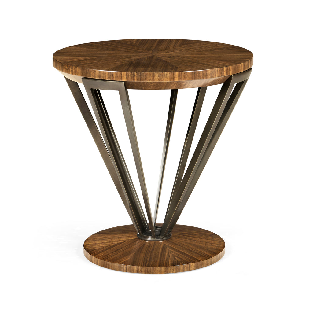 Toulouse Round Lamp Table | Jonathan Charles - 500366-WTL