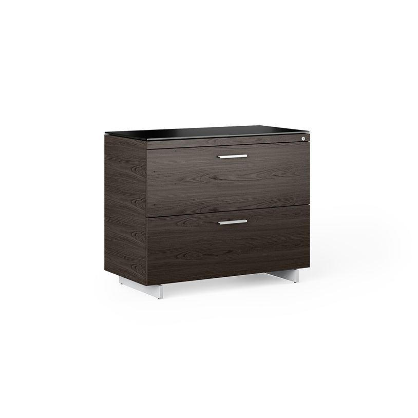 Sequel 6116 Charcoal Lateral Locking File Cabinet | BDI Furniture