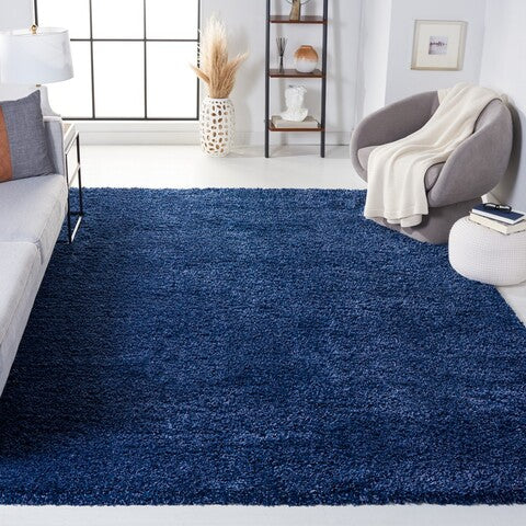 Safavieh Santa Monica Shag Rug Collection SGN725-7070 - Navy