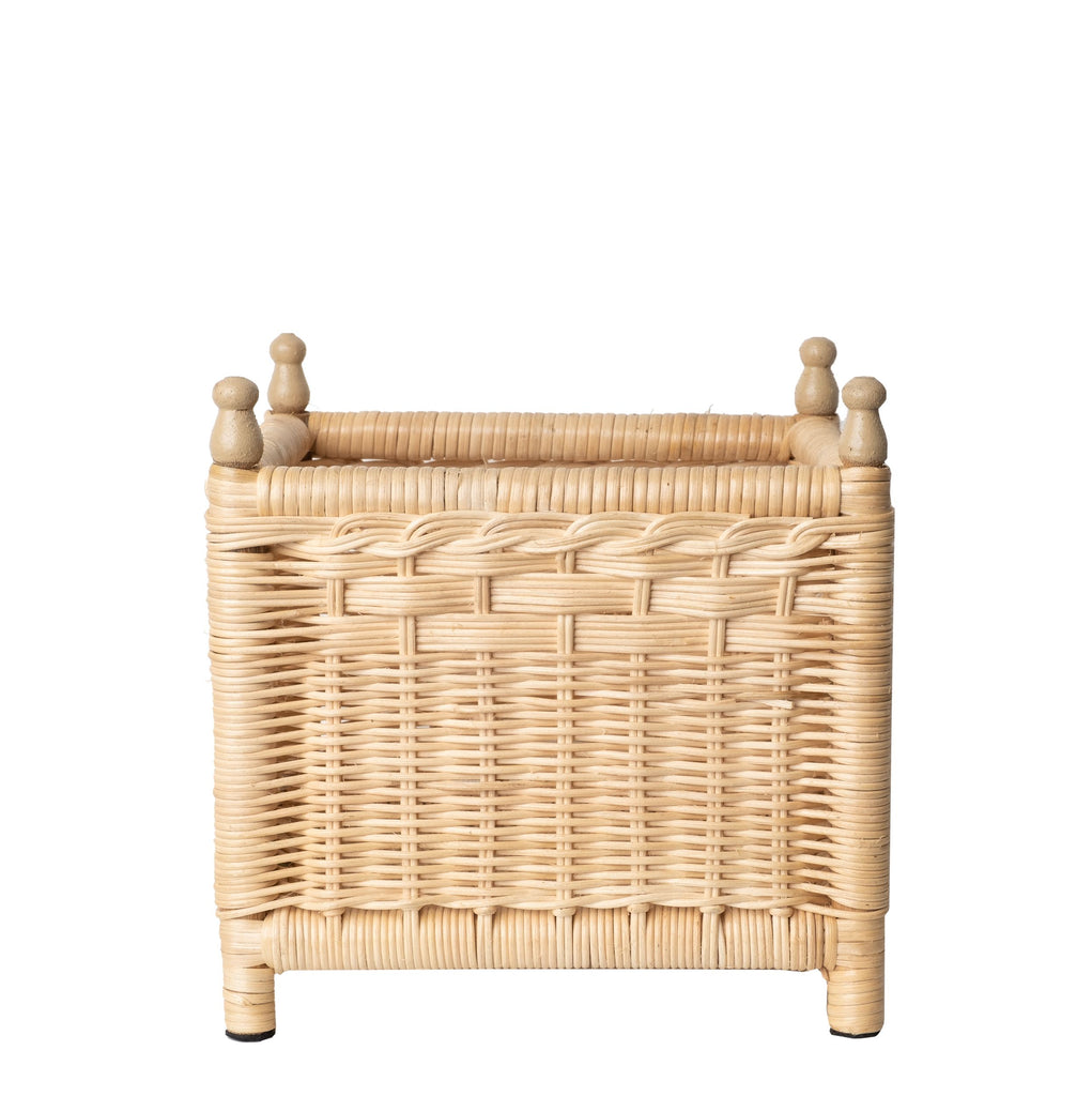 Wicker Box Planter Small | Enchanted Home - GLA037