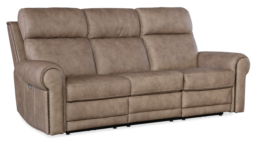 Duncan Power Sofa w/Power Headrest & Lumbar | Hooker - SS635-PHZL3-082