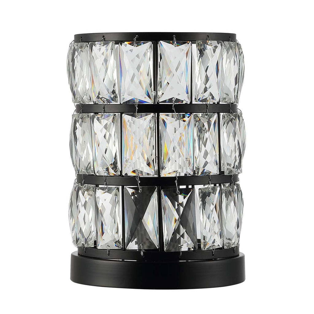 Alva Acrylic Table Lamp | Safavieh - TBL4312 - Black