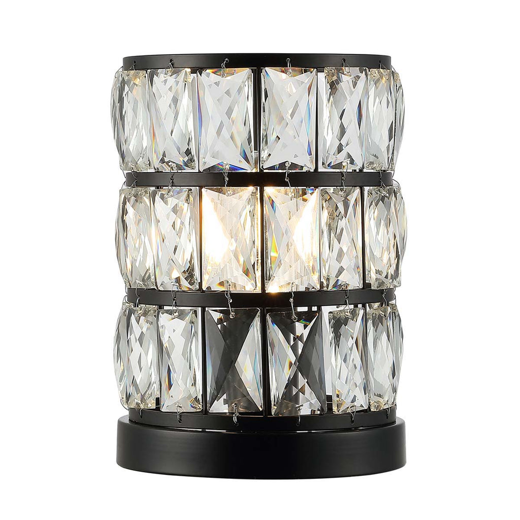 Alva Acrylic Table Lamp | Safavieh - TBL4312 - Black