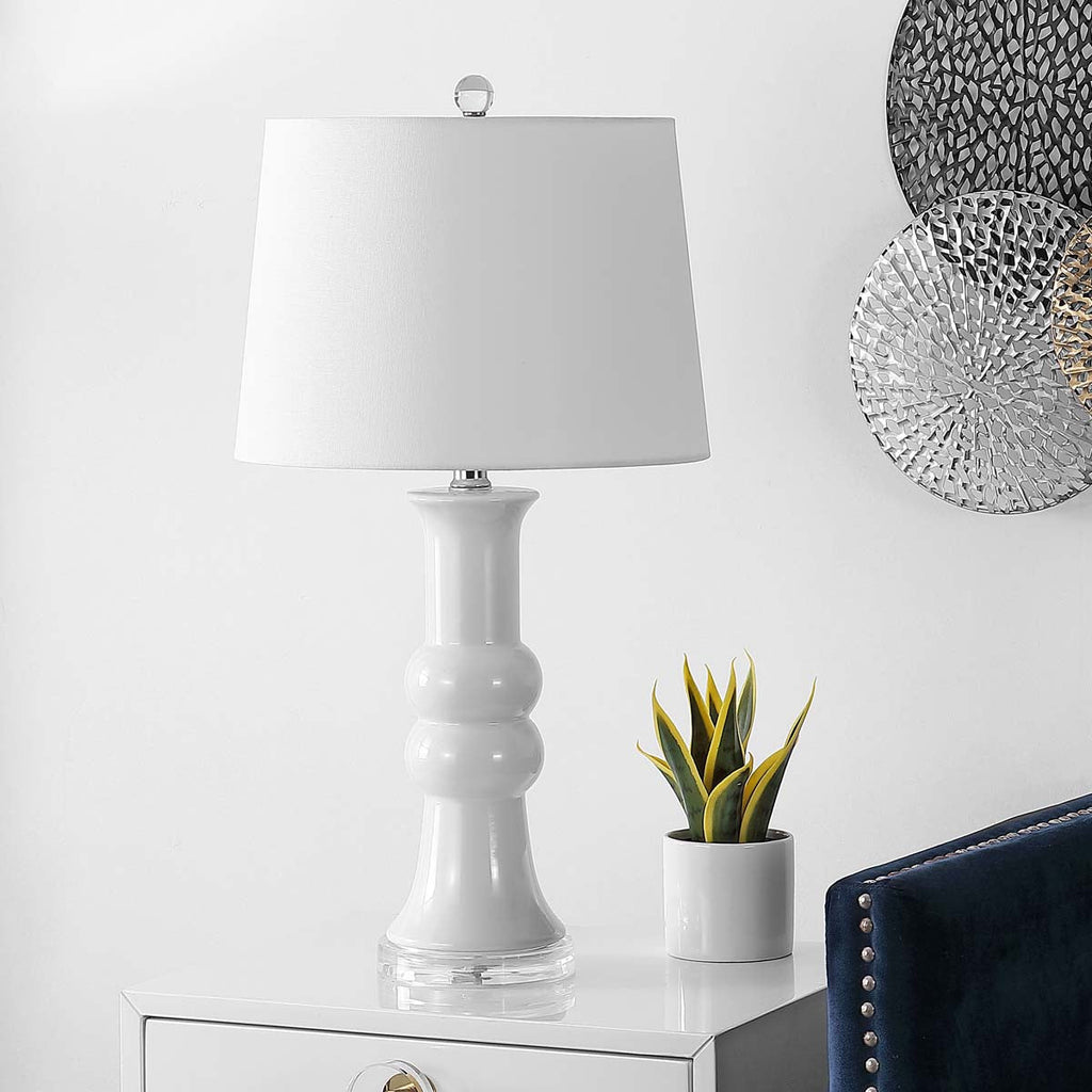 Lamber Table Lamp (Set of 2) | Safavieh - TBL4418 - Ivory