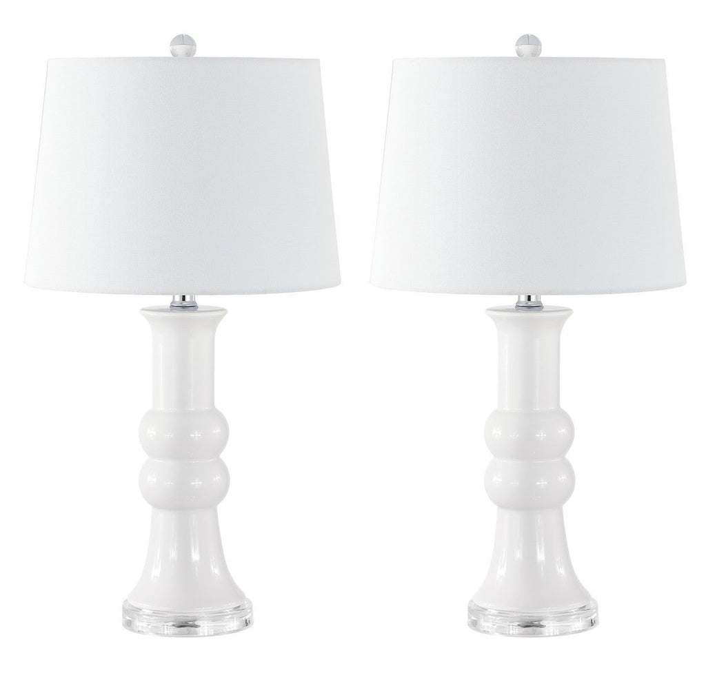 Lamber Table Lamp (Set of 2) | Safavieh - TBL4418 - Ivory