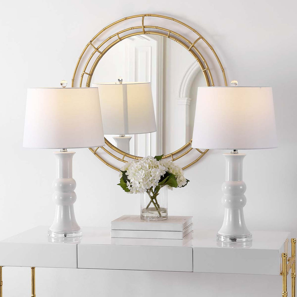 Lamber Table Lamp (Set of 2) | Safavieh - TBL4418 - Ivory