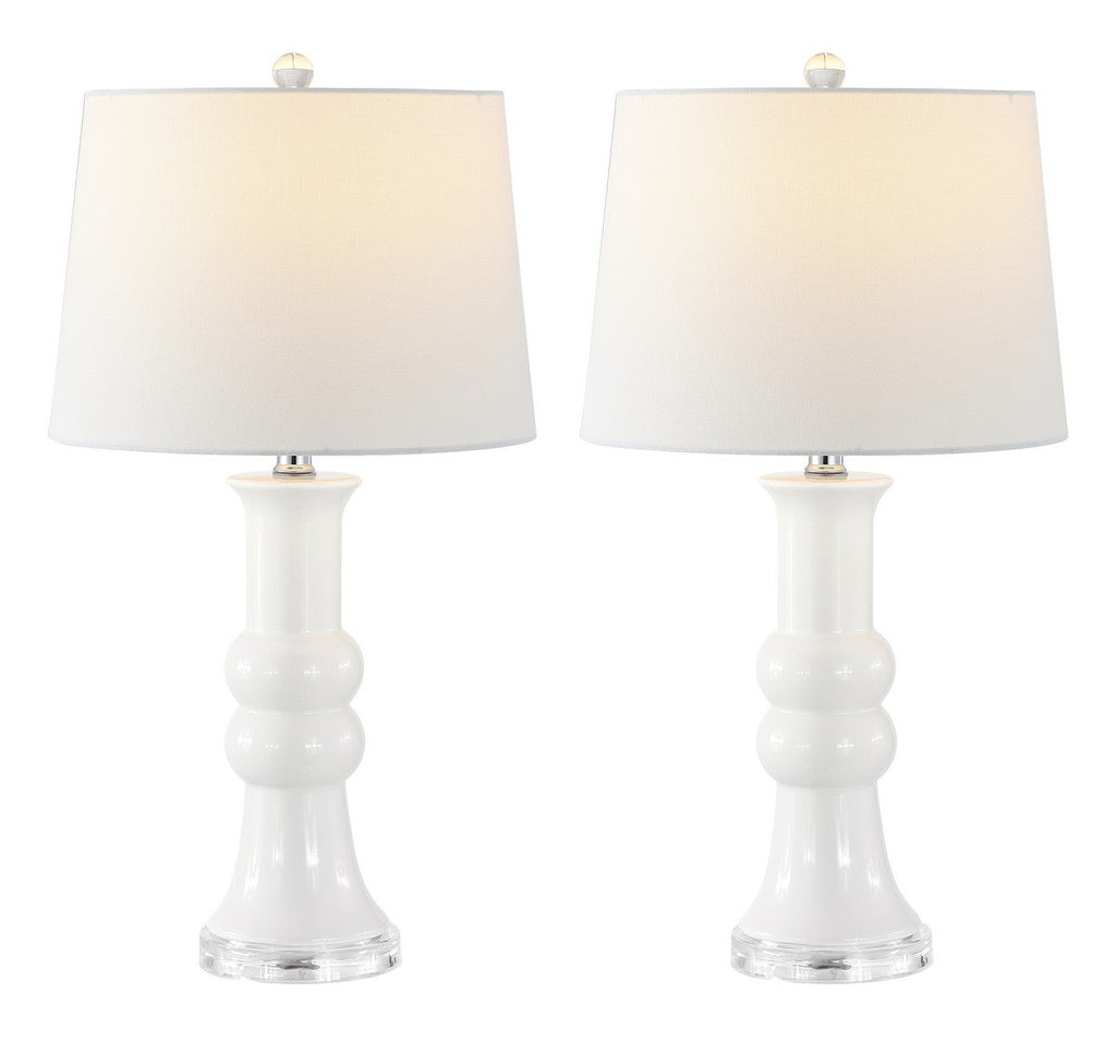 Lamber Table Lamp (Set of 2) | Safavieh - TBL4418 - Ivory