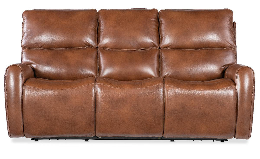 Crosby Zero Gravity Power Sofa with Power Headrest and Lumbar | Hooker Furniture - SS741-PHZL3-080