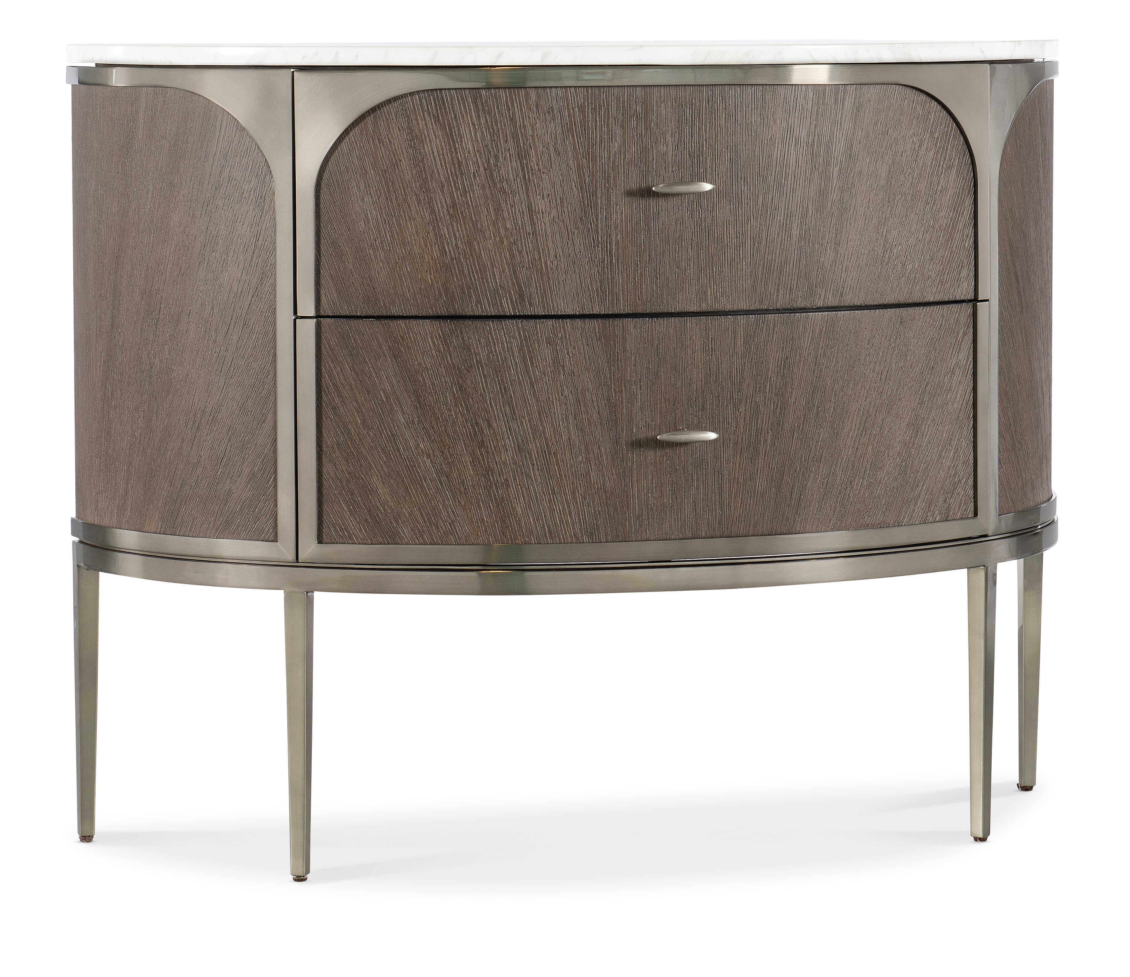 Modern Mood Two Drawer Nightstand | Hooker - 6850-90215-89