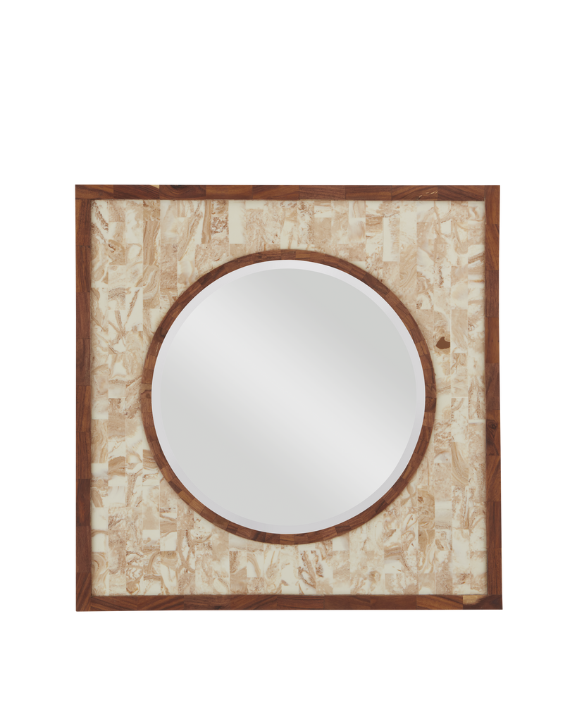 Serra Small Square Mirror | Currey & Co - 1000-0102