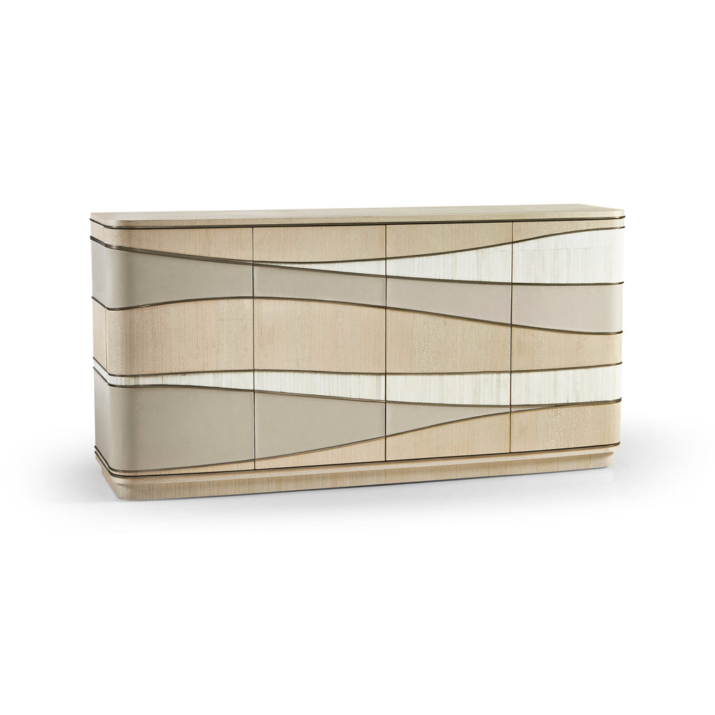 Water Breaker Mixed Media Credenza | Jonathan Charles - 001-2-M20-BON