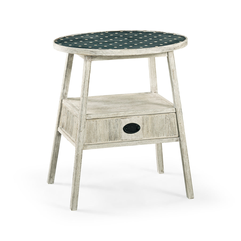 William Yeoward Bywater Washed Acacia Side Table | Jonathan Charles - 530124-WAA