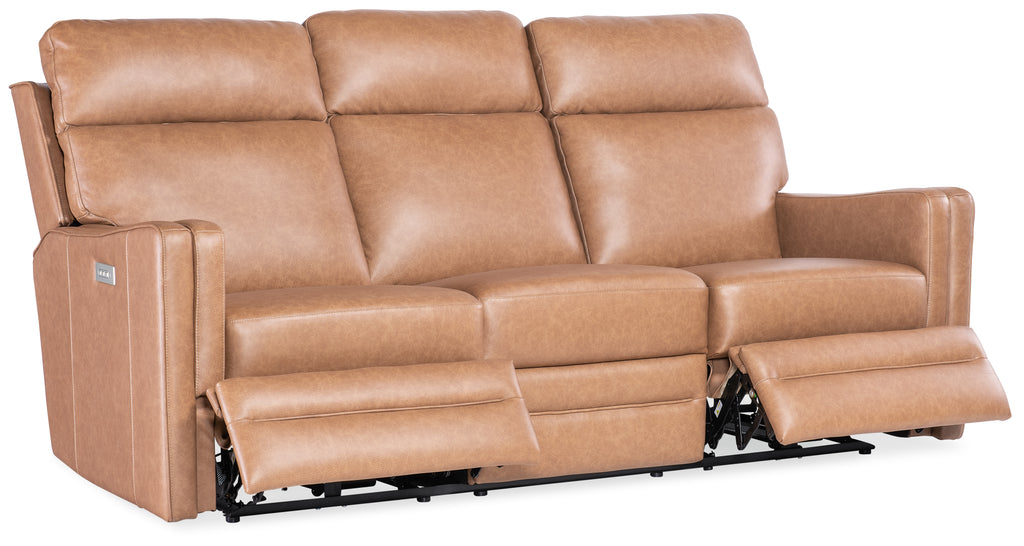 Twain Zero Gravity Power Sofa w/Power Headrest and Lumbar | Hooker Furniture - SS645-PHZL3-080