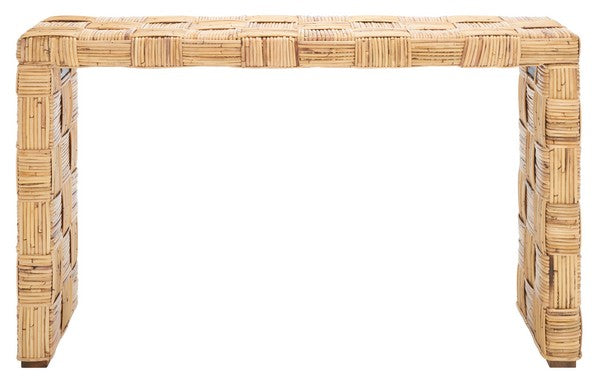 Safavieh Adkin Rattan Console - Honey Natural