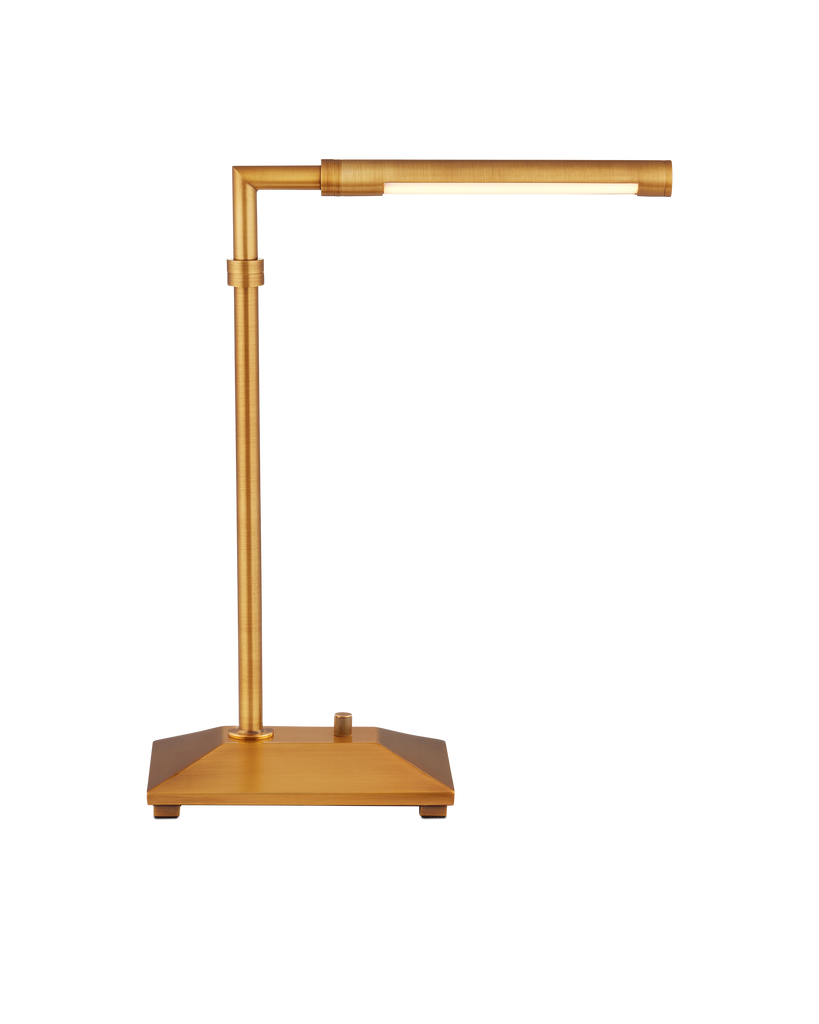 Currey & Co Autrand Brass Desk Lamp | 6000-0947