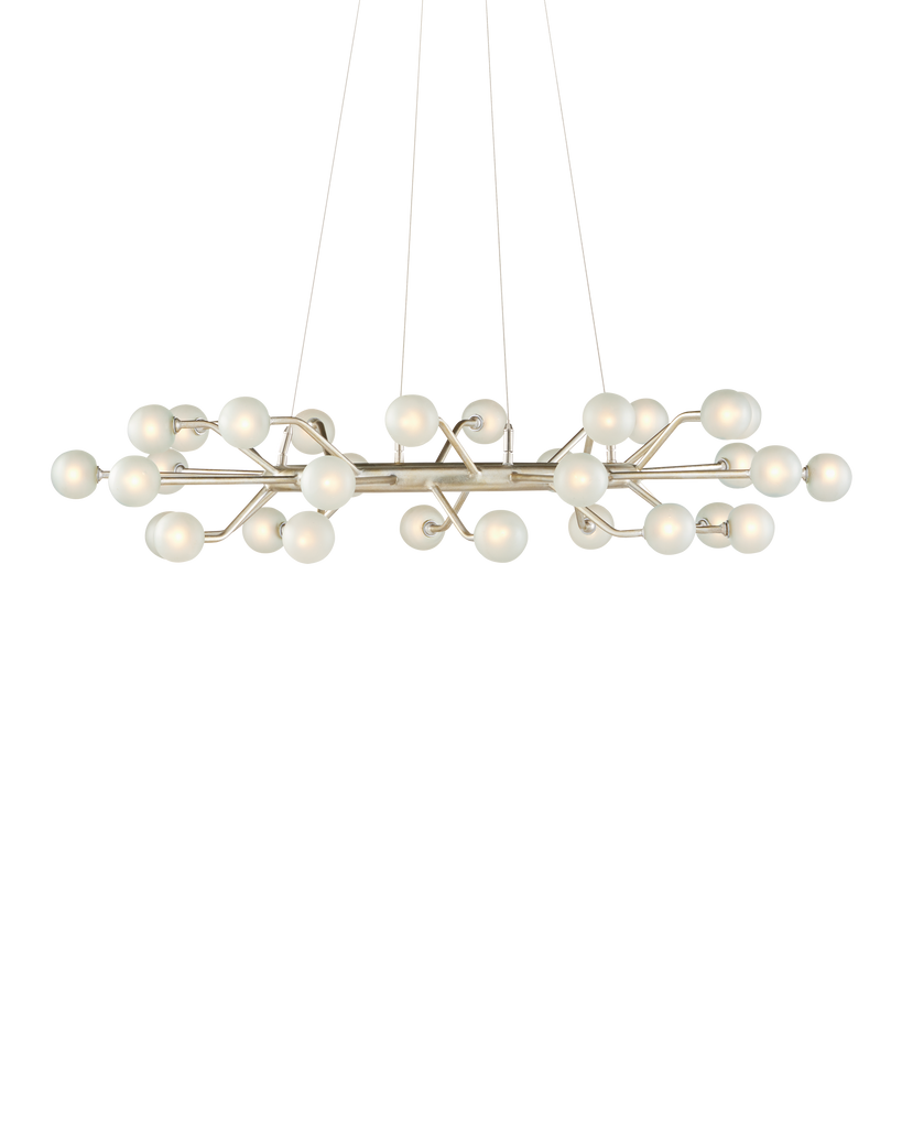 Currey & Co Chaldea Silver Chandelier | 9000-0996