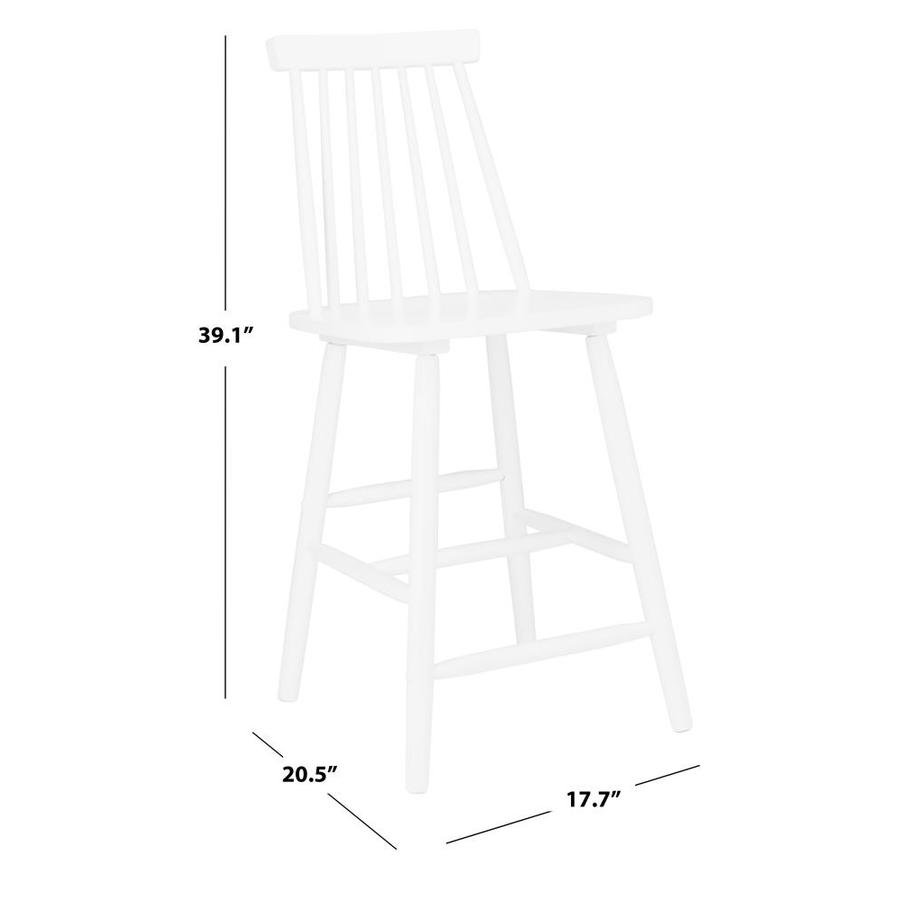 Safavieh Beaufort Counter Stool - White (Set of 2)