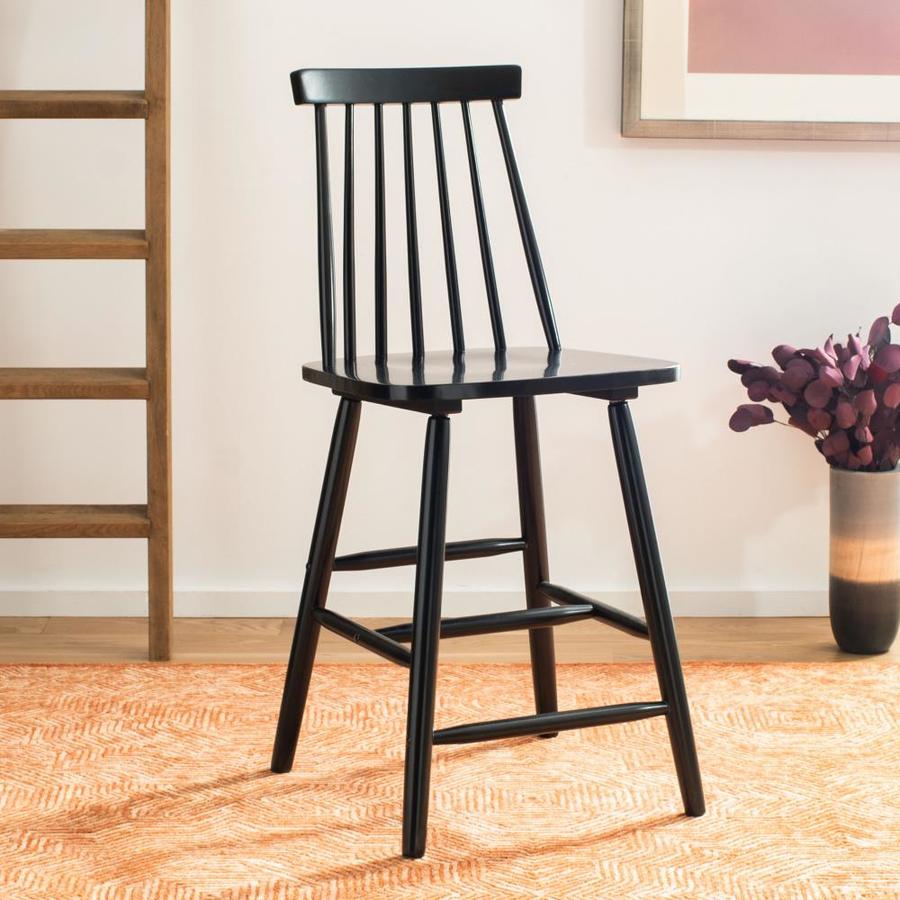 Safavieh Beaufort Counter Stool - Black (Set of 2)